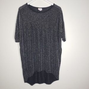 LuLaRoe Tops - Lularoe Silver Black Chainmail Mesh Irma Tunic LuLaRoe Tops - Lularoe Silver Black Chainmail Mesh Irma Tunic